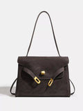 Buckle Closure Shoulder Bag