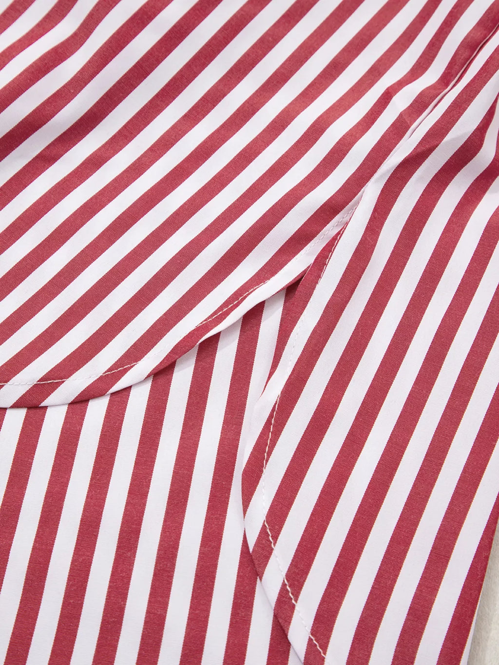 Striped Button-Up Long Sleeve Shirt