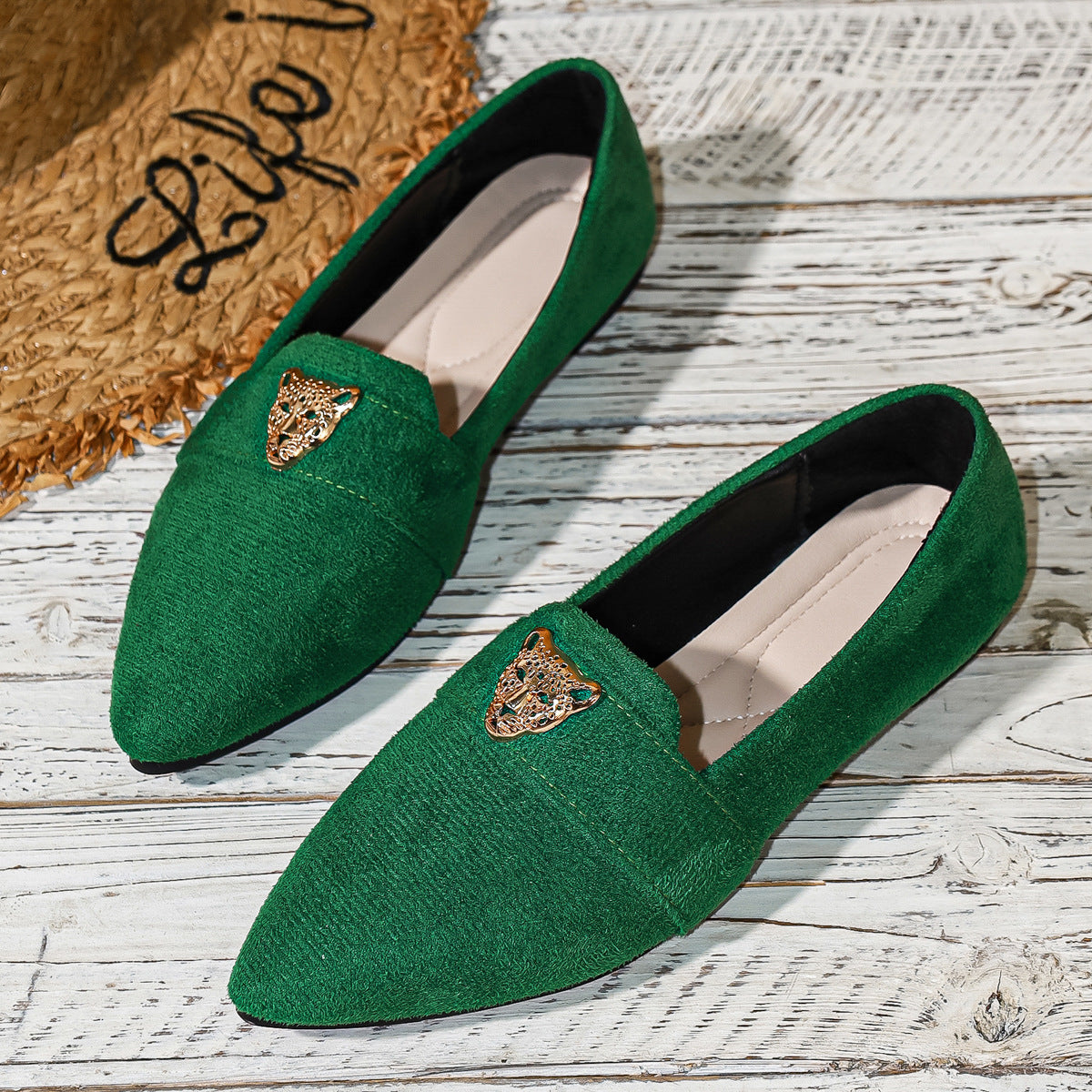Point Toe Slip-Ons