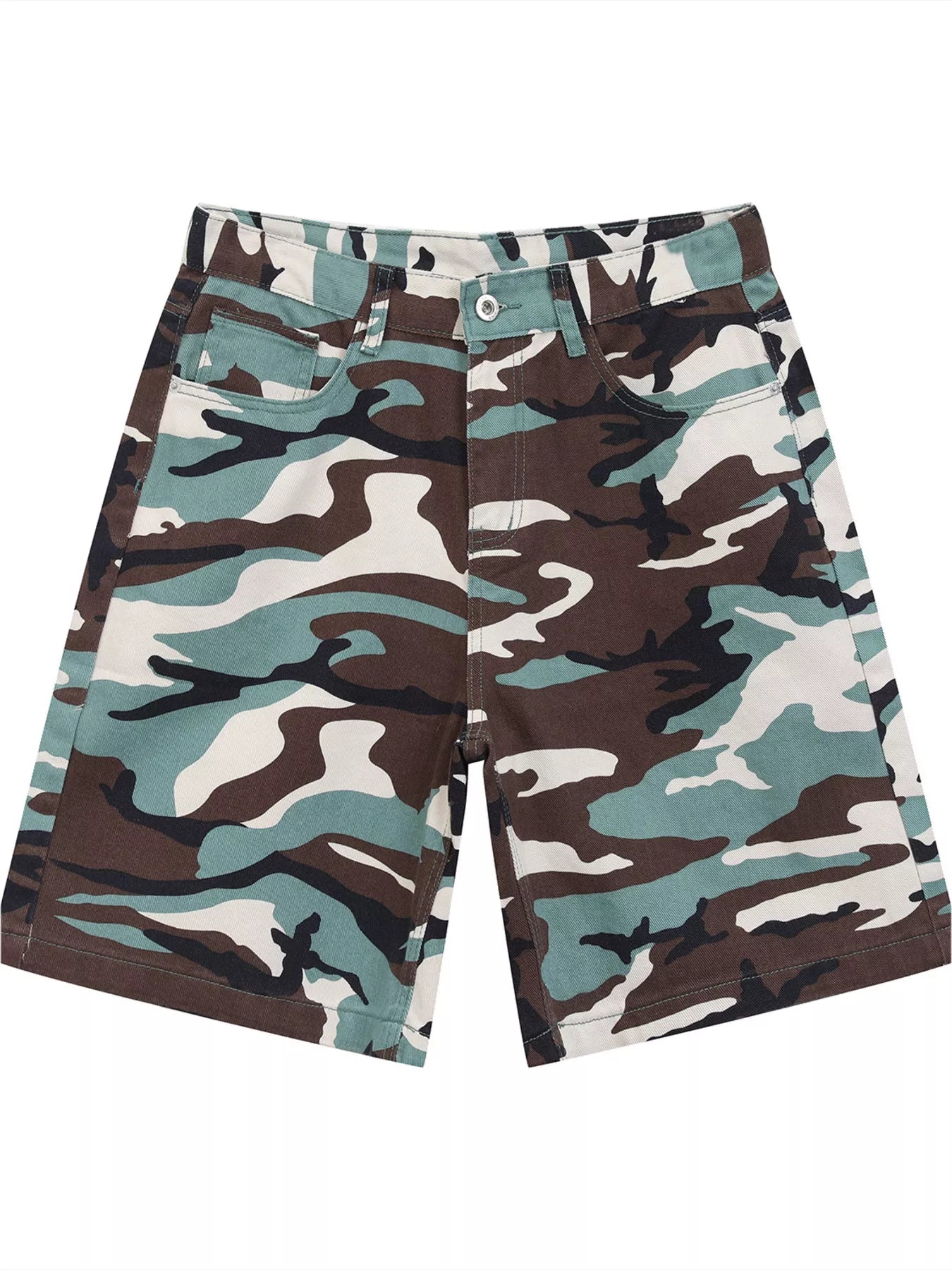 Men's Camouflage Denim Shorts