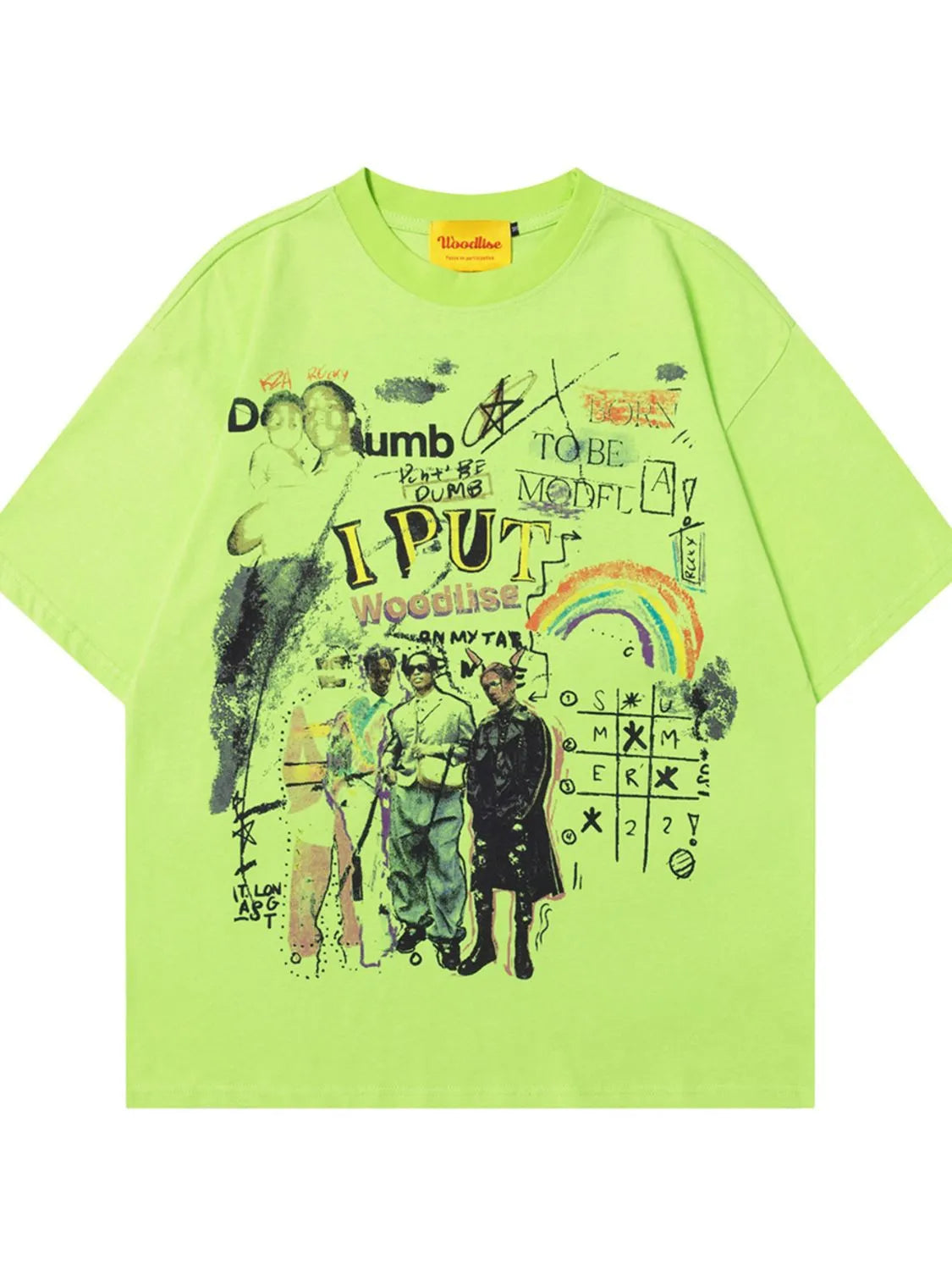 Men's Graphic Round Neck Oversized T-Shirt