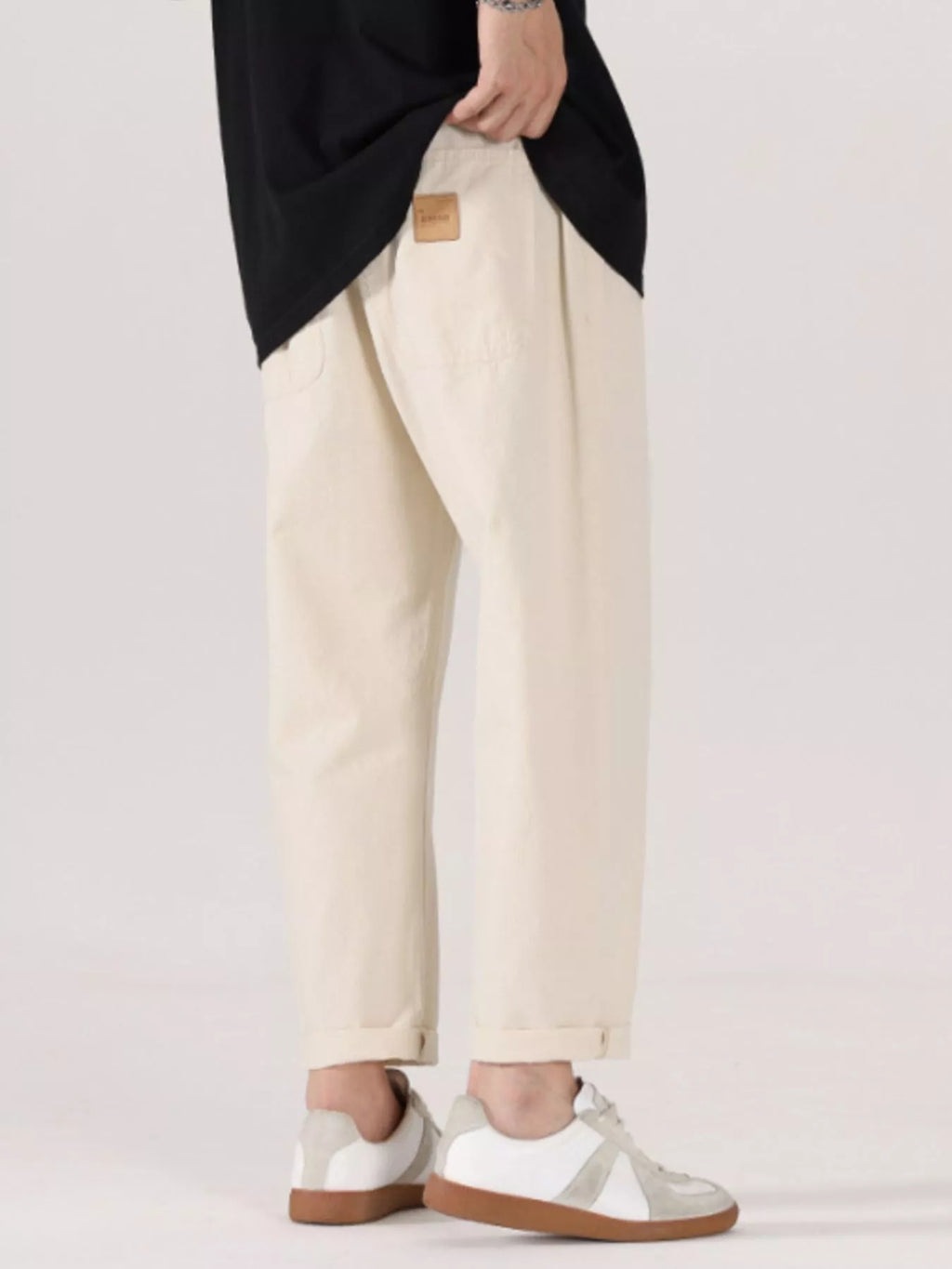 Men's Full Size Drawstring Wide Leg Pants Plus Size