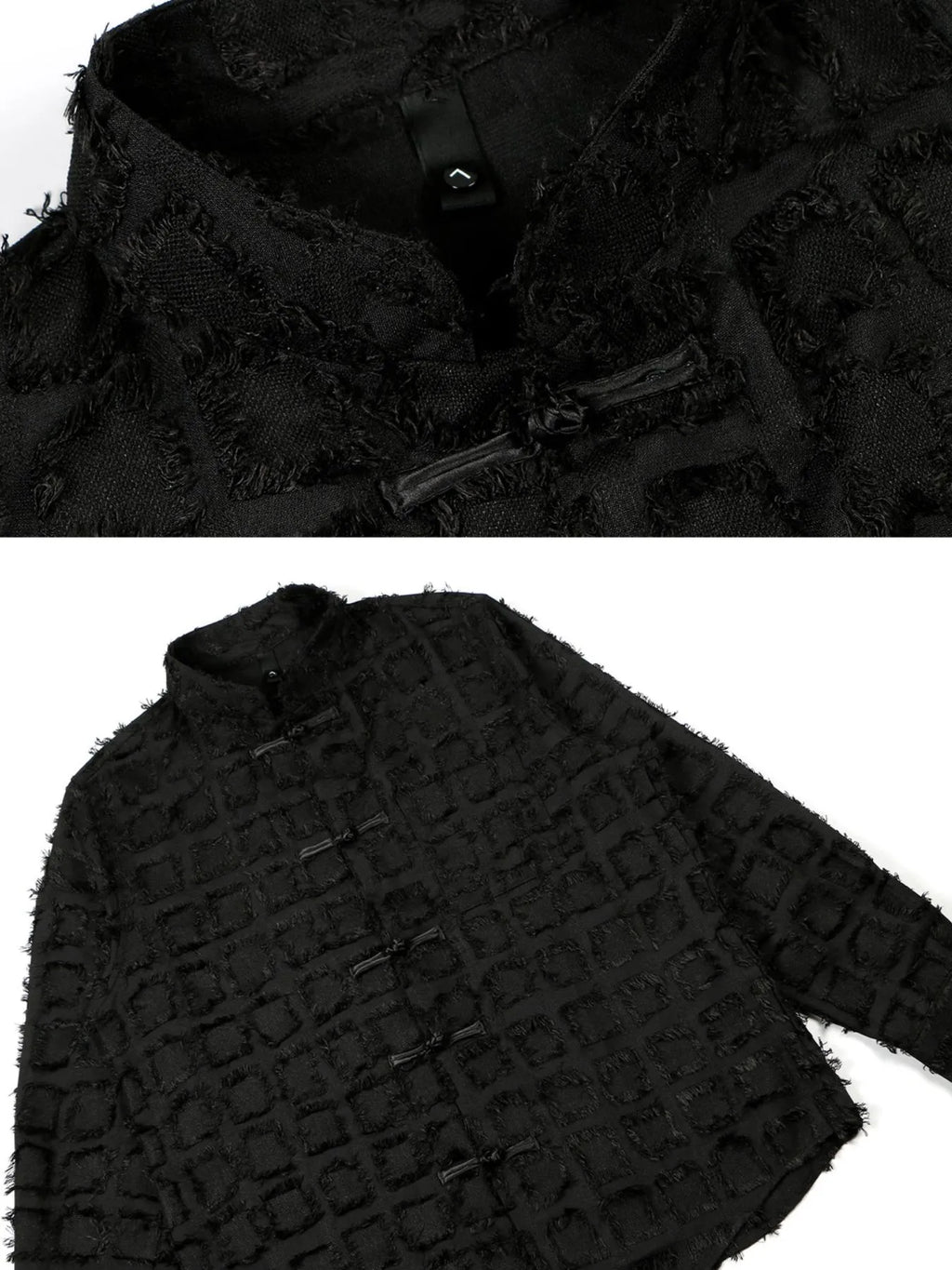 Men's Button Up Textured Oversized Shirt
