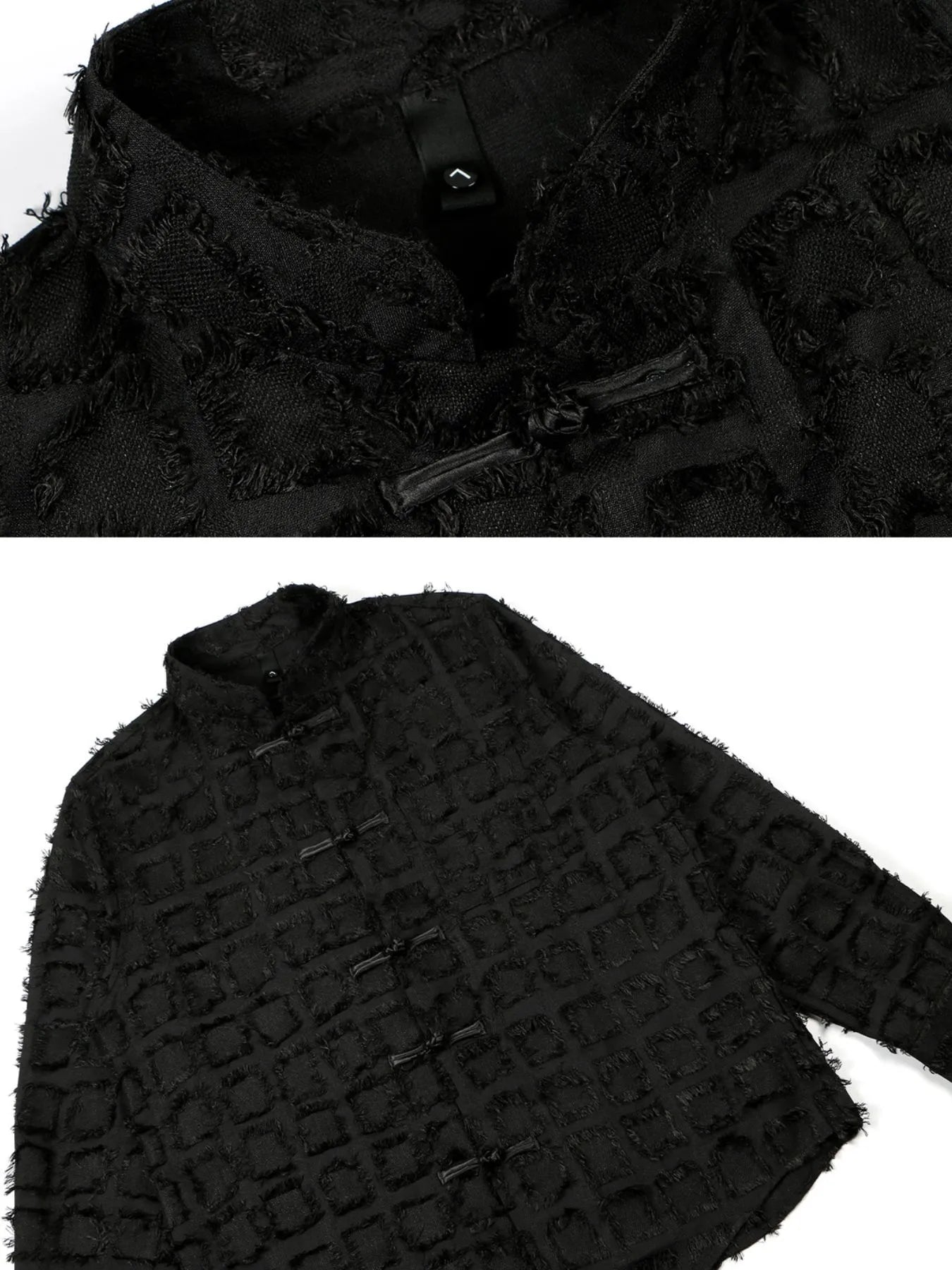 Men's Button Up Textured Oversized Shirt