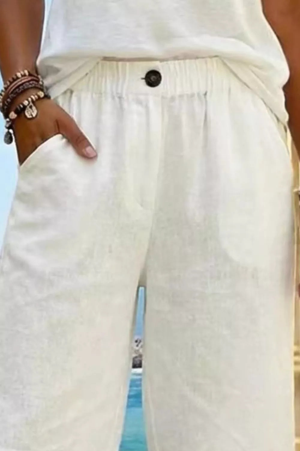Elastic Waist Shorts
