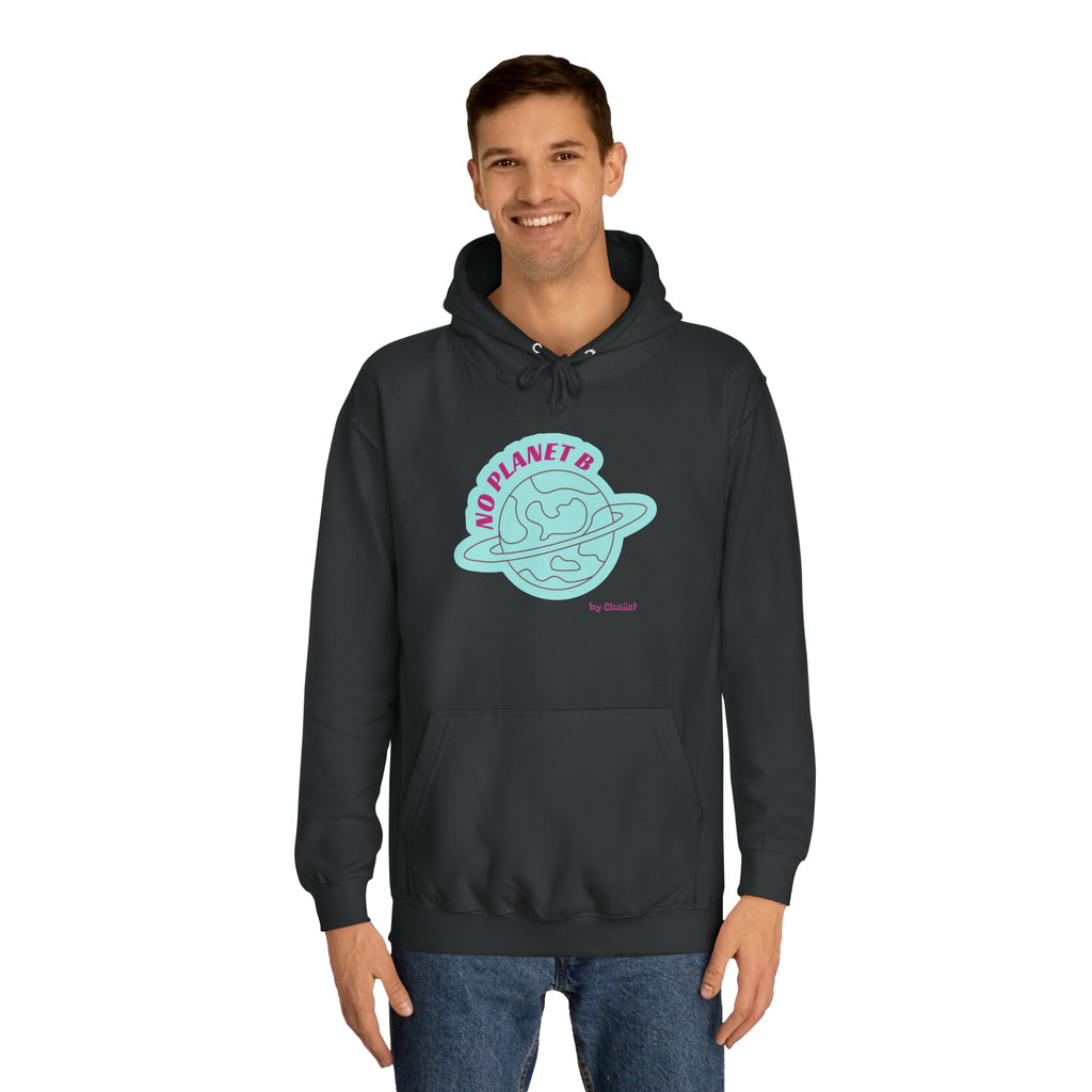 No Planet B Unisex Hoodie – Eco-Conscious Cotton Blend Sweatshirt