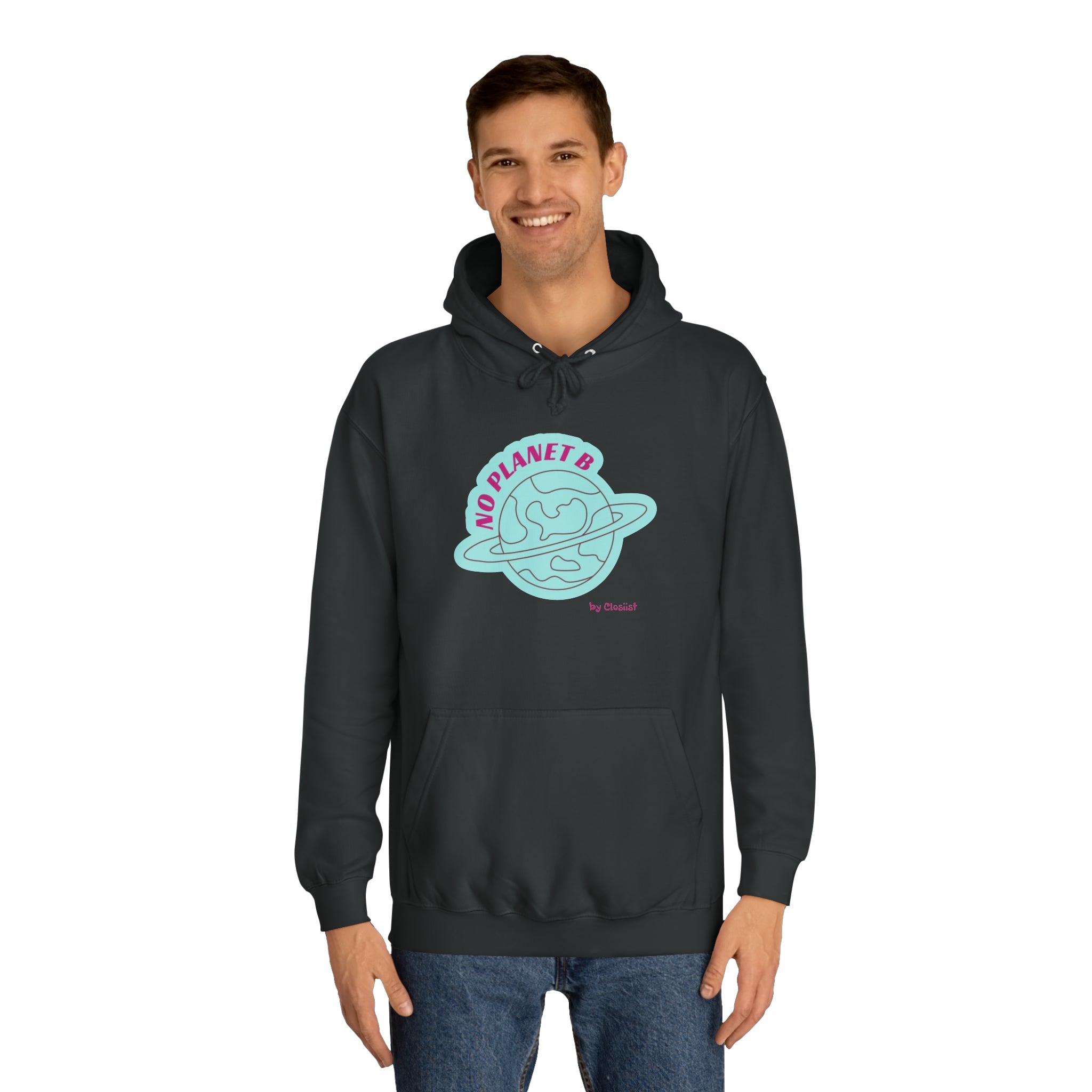 No Planet B Unisex Hoodie – Eco-Conscious Cotton Blend Sweatshirt
