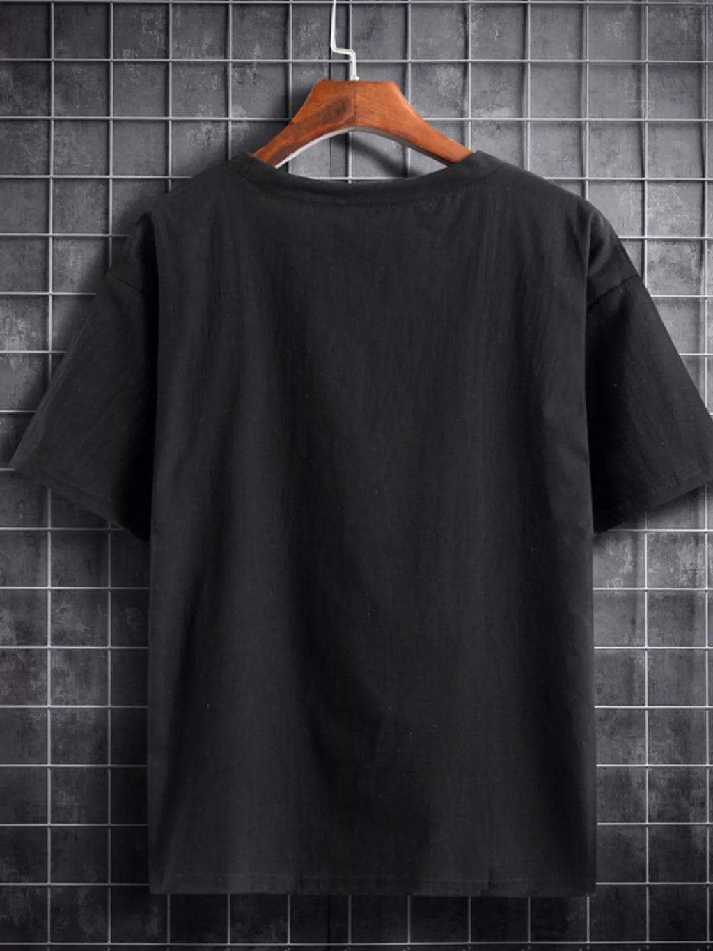 Men's Plus Size Solid Color Short Sleeve T-Shirt