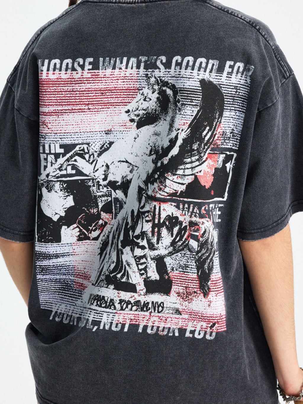 Men's Round Neck Relaxed Fit T-Shirt