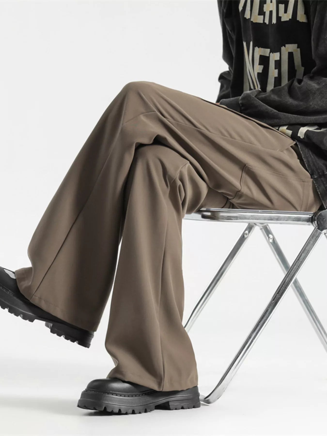 Men's Full Size Wide Leg Casual Pants Plus Size