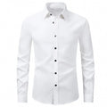 Men's Plus Size Button Up Long Sleeve Shirt