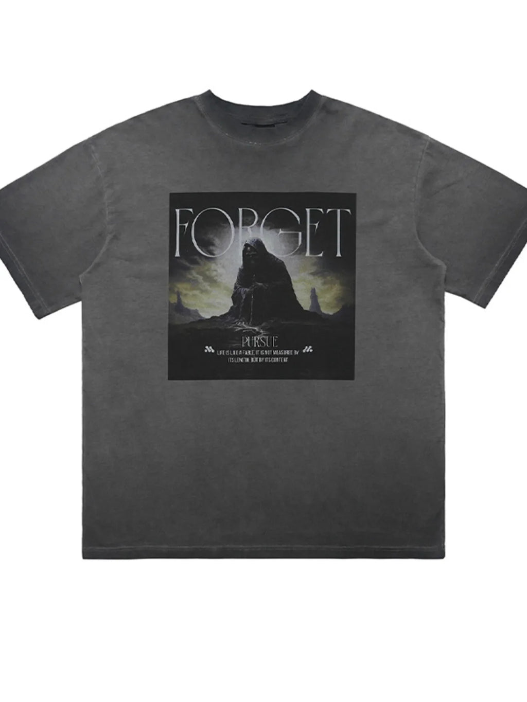 Men's Vintage Wash Graphic Oversized T-Shirt