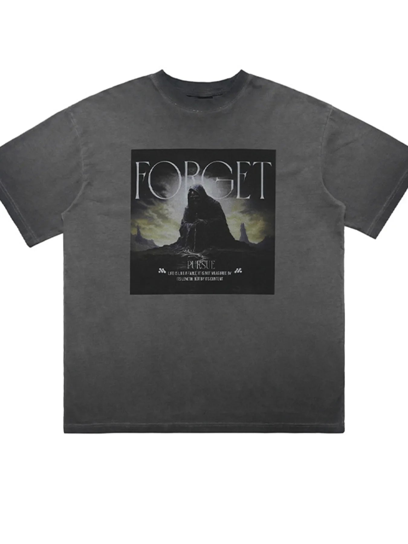 Men's Vintage Wash Graphic Oversized T-Shirt