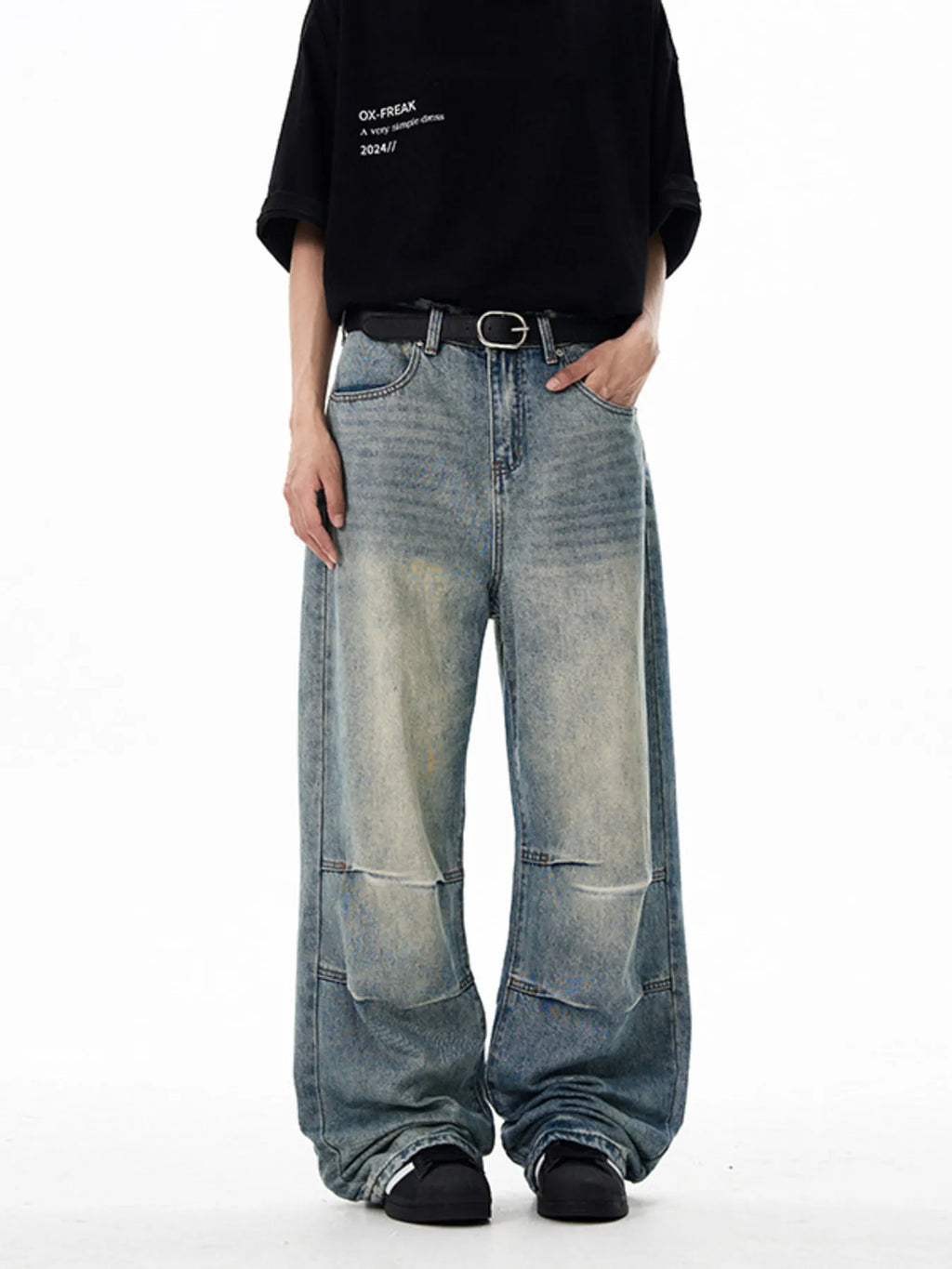 Men's Wide Leg Jeans