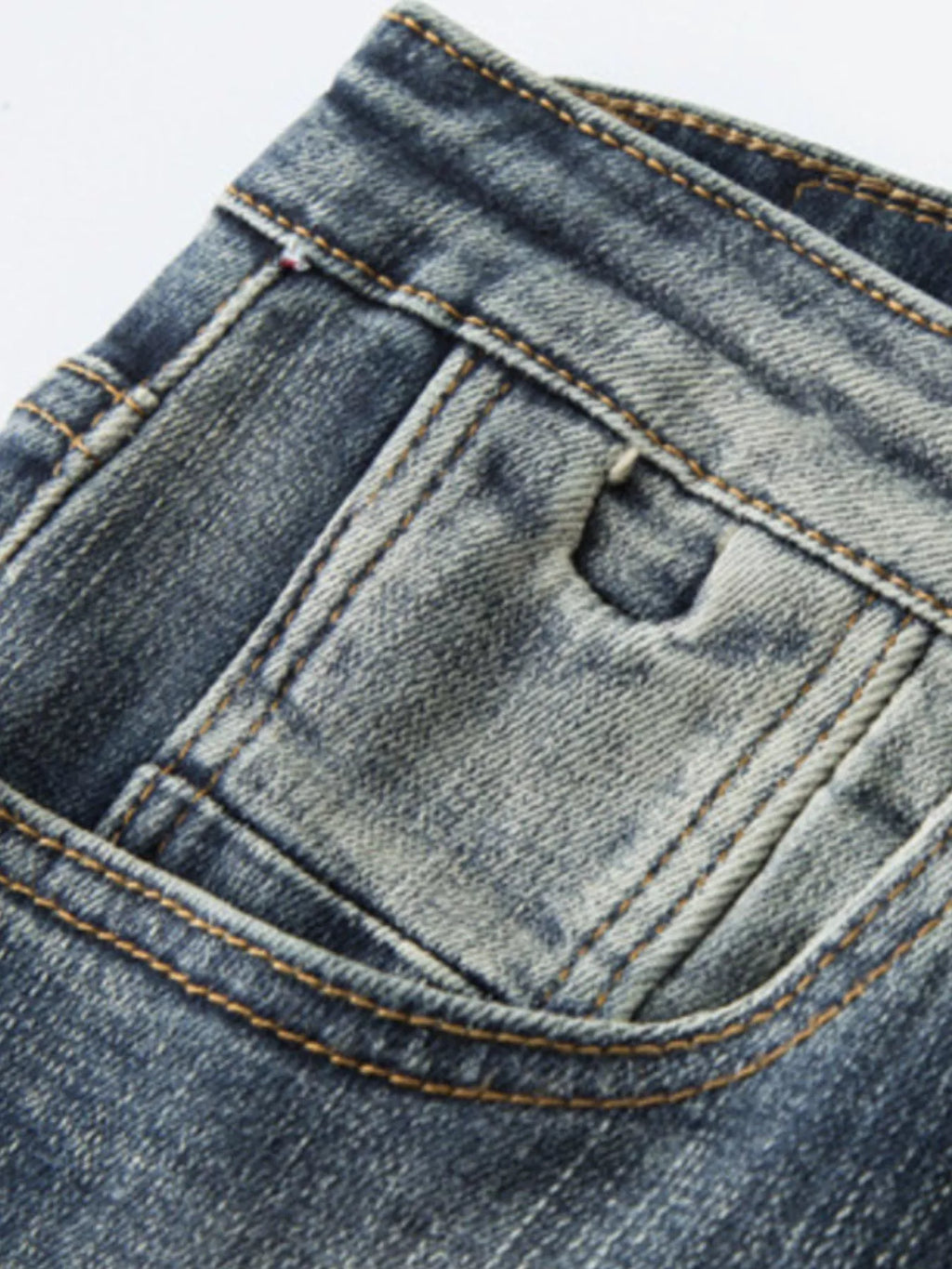 Men's Vintage Wash Slim Fit Jeans