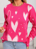 Valentine's Day Heart Crew Neck Sweater