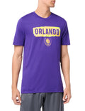 adidas Mens Short Sleeve Pre-Game T-Shirt Regal Purple/Orlando City Sc XX-Large