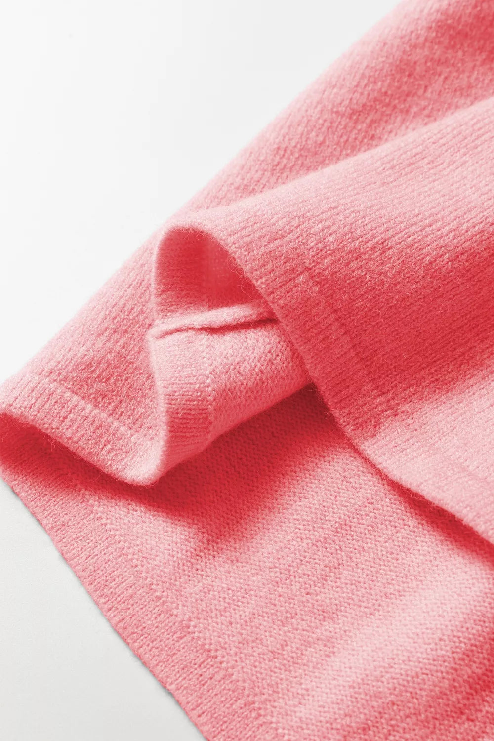Blossom 3/4 Sleeve Boxy Knit Button Down Sweater Cardigan