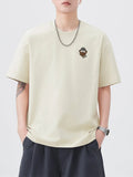 Men's Plus Size Round Neck Short Sleeve T-Shirt
