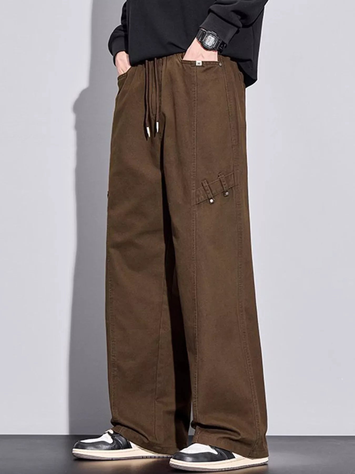 Men's Plus Size Loose Fit Casual Pants