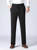 Men's Plus Size Drawstring Pocketed Pants