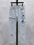 Men's Distressed Wash Jeans