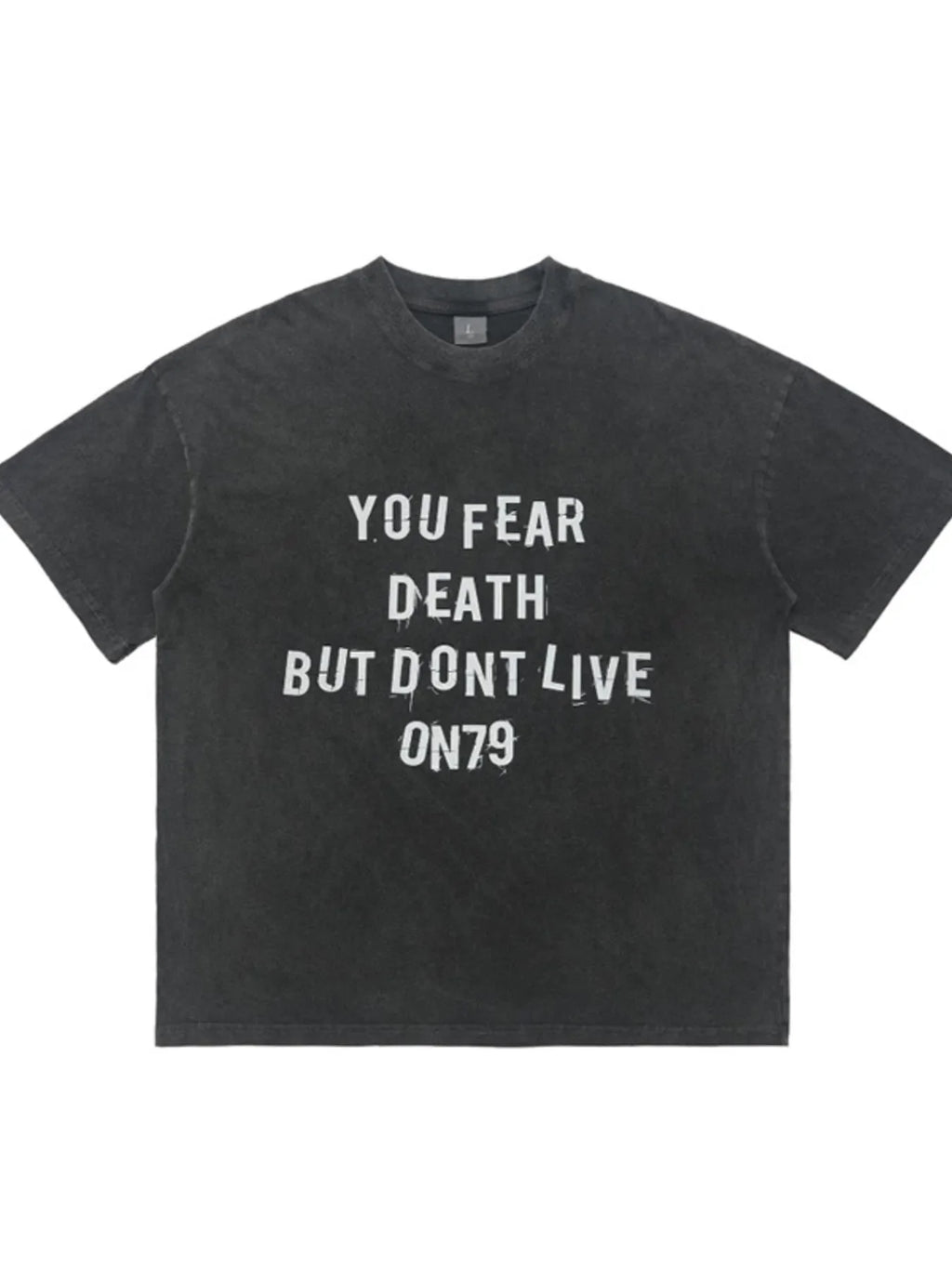 Men's Letter Graphic Round Neck Short Sleeve T-Shirt