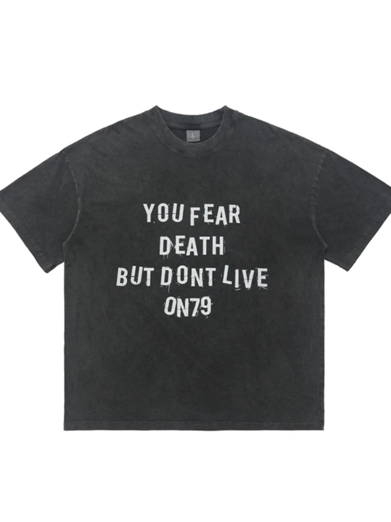 Men's Letter Graphic Round Neck Short Sleeve T-Shirt