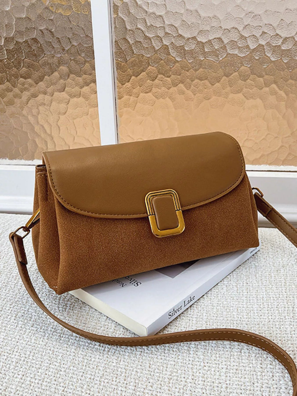 Buckle Flap Crossbody Bag