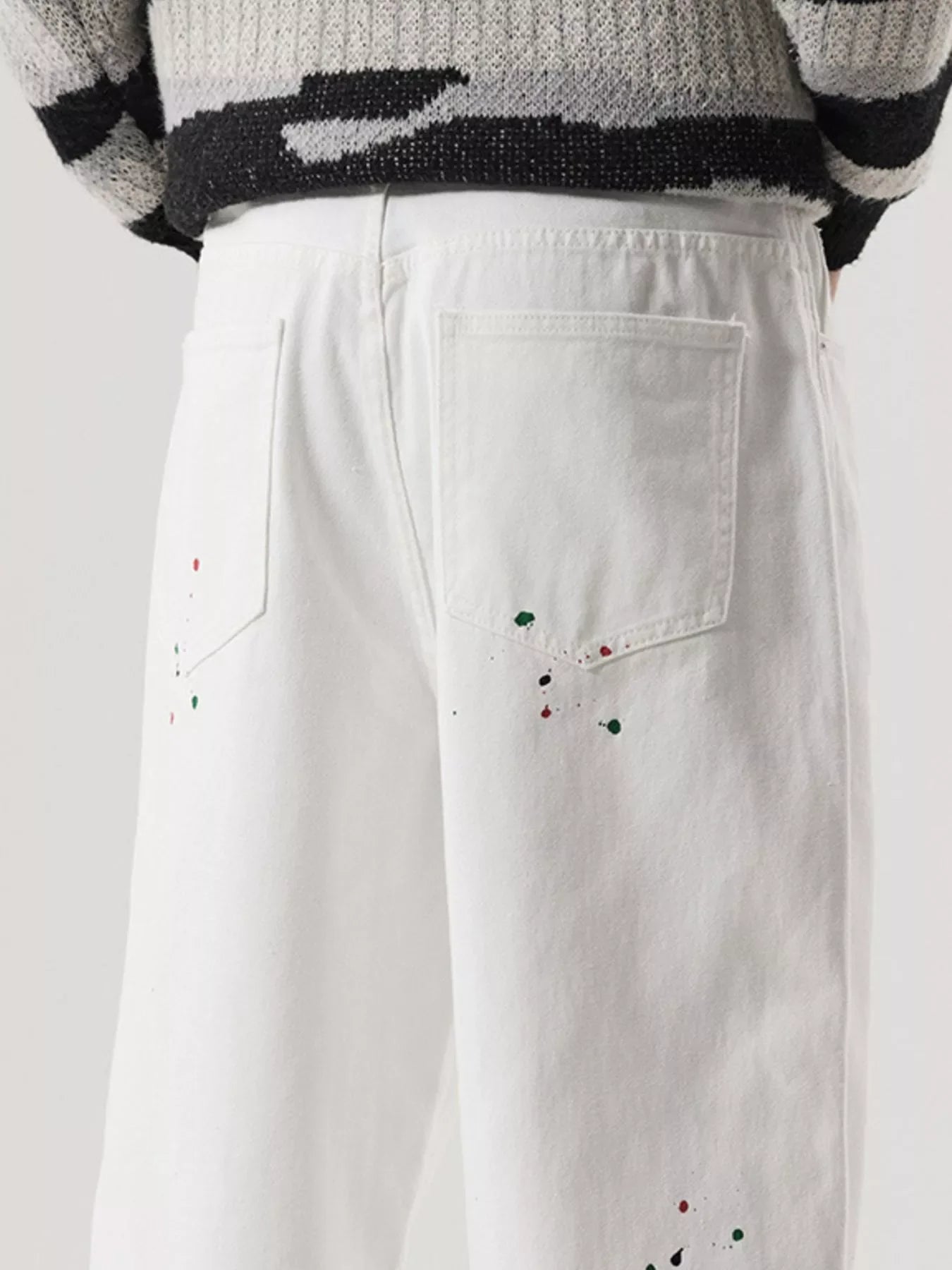 Men's Full Size Wide Leg Jeans Plus Size