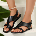 Toe Loop Ankle Strap Sandals