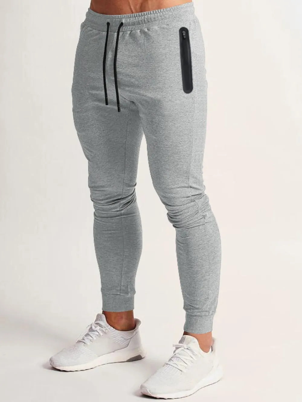 Men's Full Size Drawstring Pants with Pockets Plus Size
