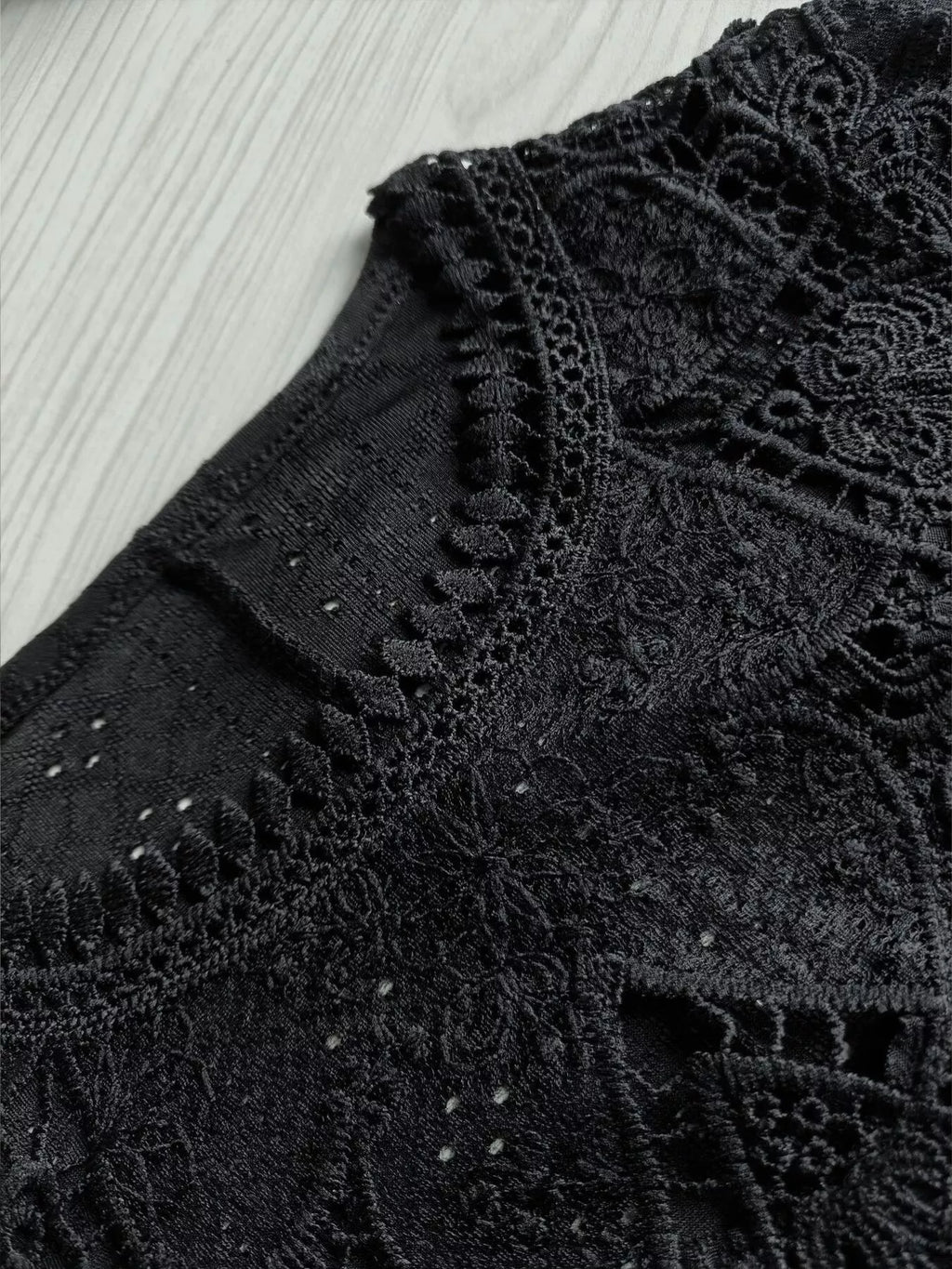 Lace Detail Long Sleeve T-Shirt