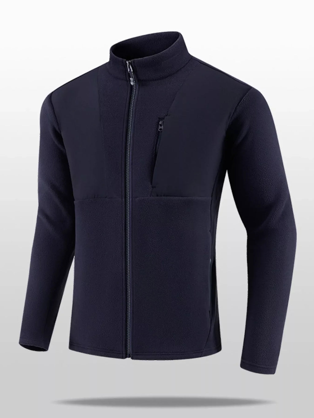 Men's Plus Size Full-Zip Fleece Jacket