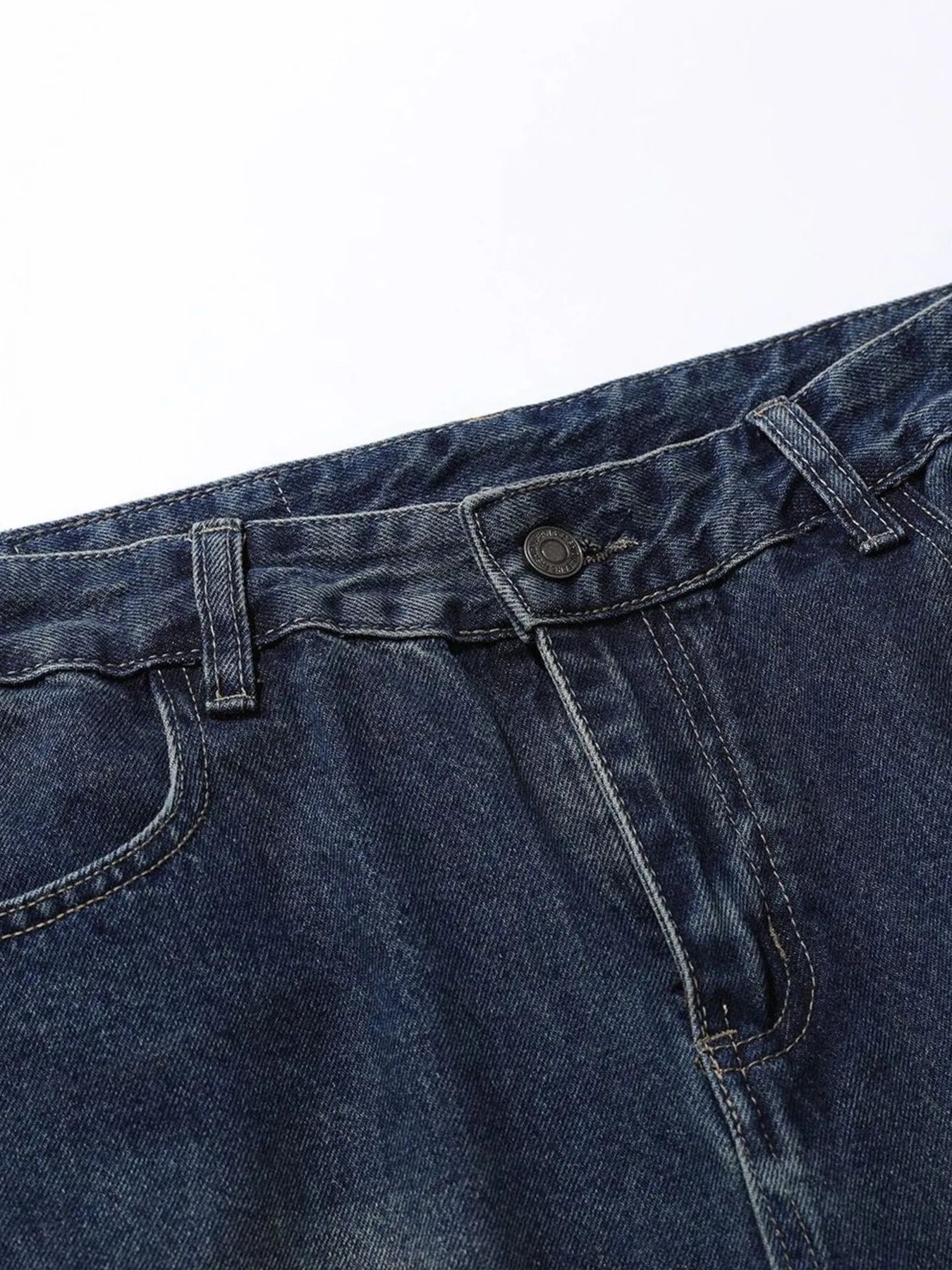 Men's Wide Leg Cargo Jeans