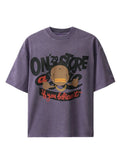 Men's Graphic Round Neck Short Sleeve T-Shirt