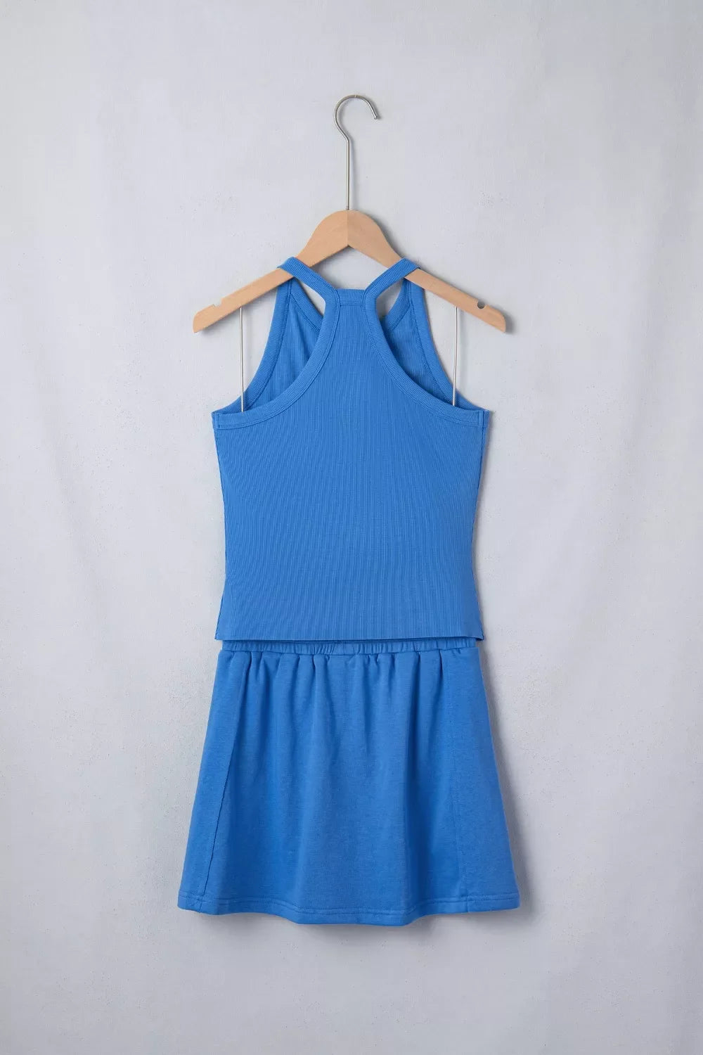 Sleeveless Cropped Top and Pocketed Skort Set