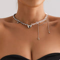Silver-Plated Minimalist Heart Necklace