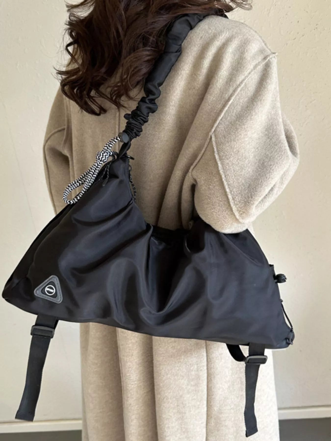 Casual Ruched Shoulder Crossbody Bag