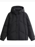 Men's Plus Size Hooded Padded Puffer Jacket