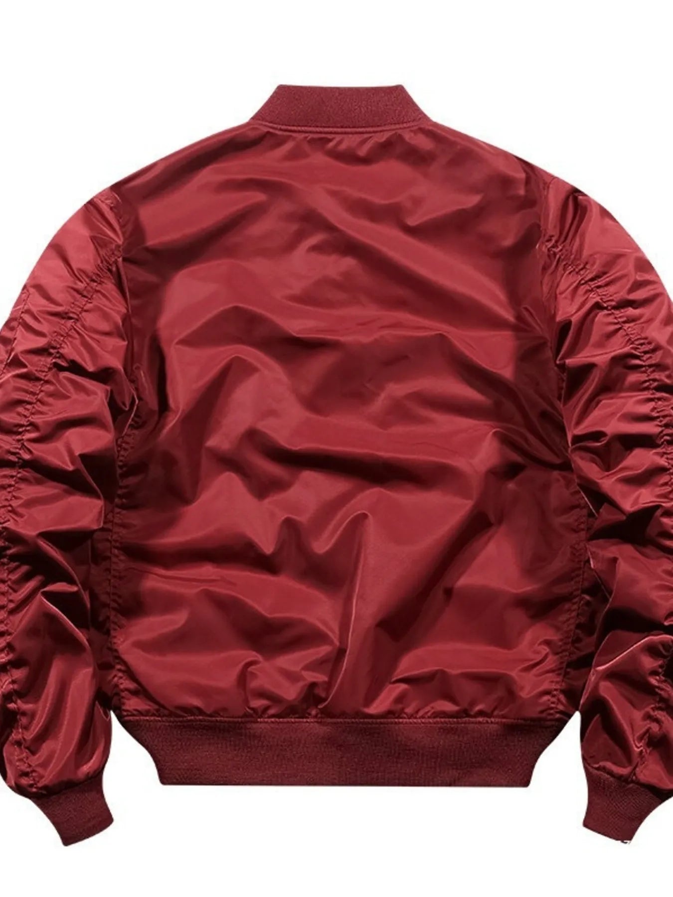 Men's Full Size Zip Up Long Sleeve Jacket Plus Size