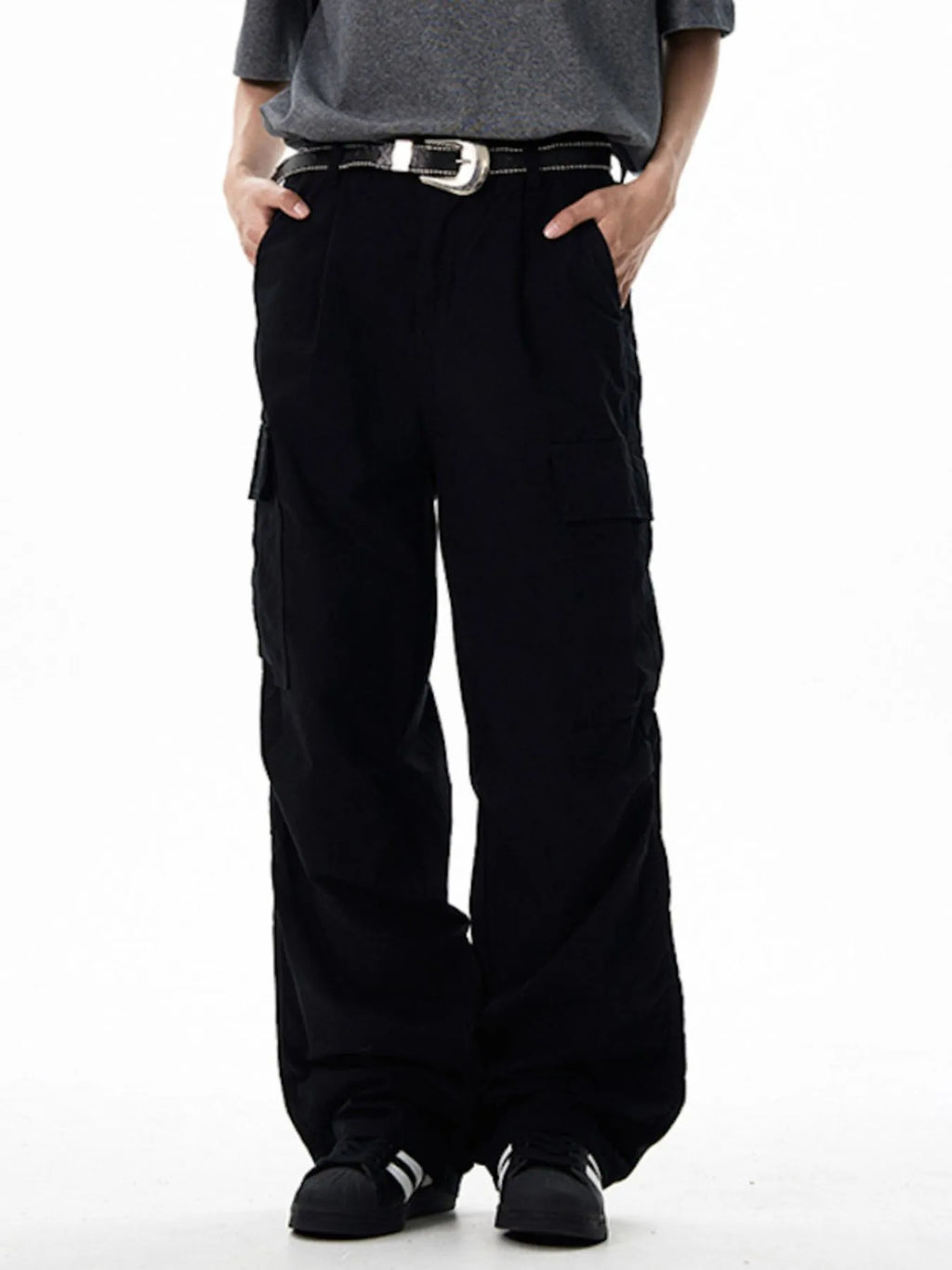 Men's Wide Leg Cargo Pants