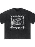Men's Graphic Round Neck Short Sleeve T-Shirt
