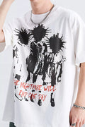 Men's Graphic Round Neck Oversized T-Shirt