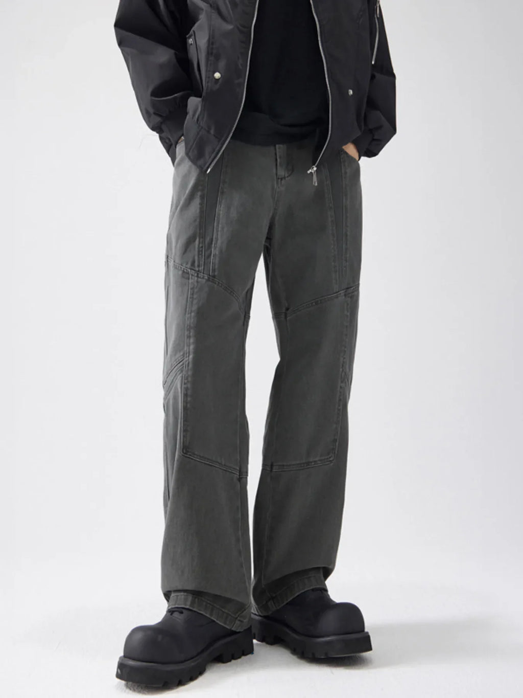Men's Full Size Wide Leg Pants Plus Size