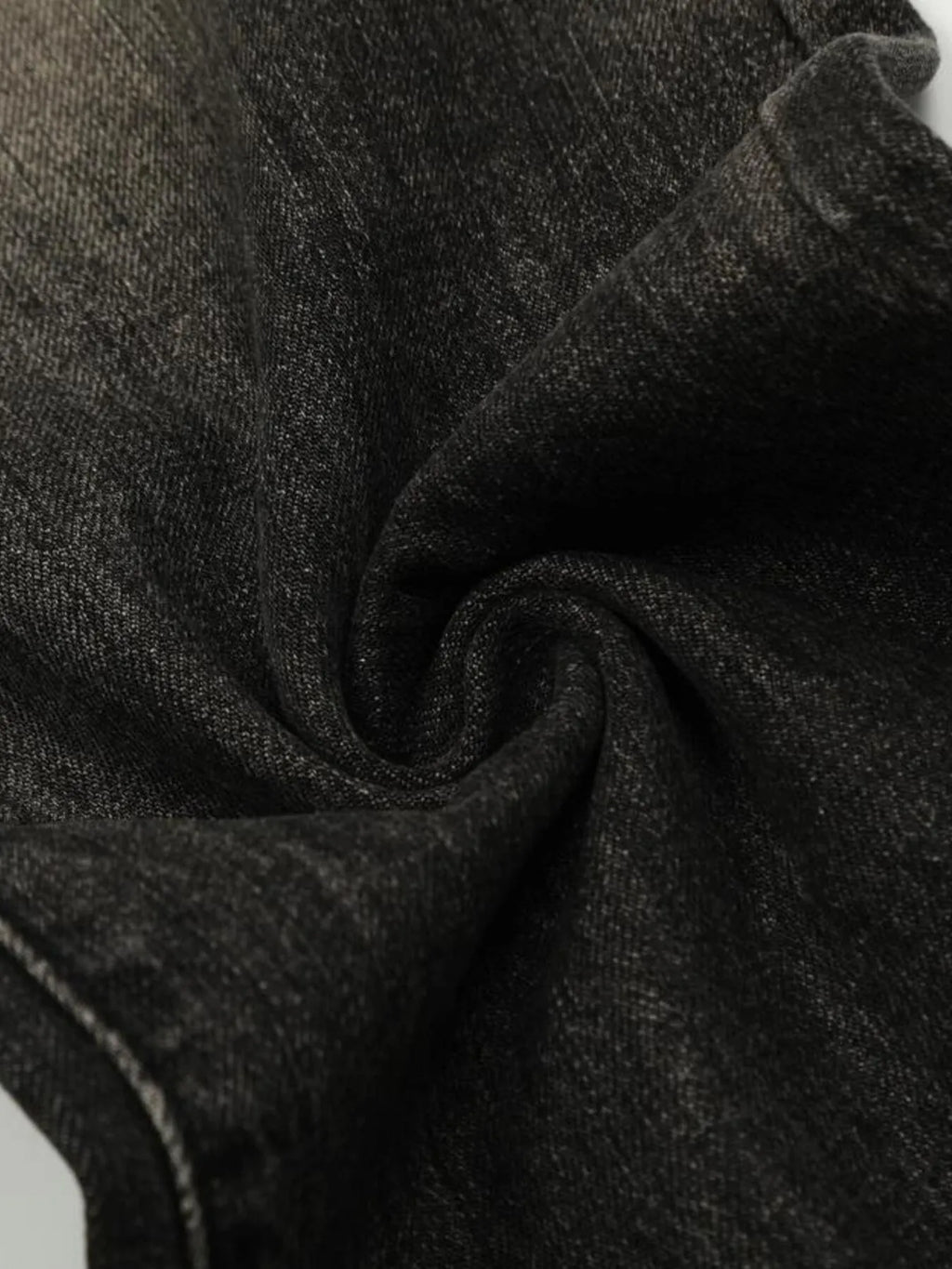 Men's Distressed Cat's Whisker Washed Bootcut Jeans