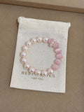 Pearl & Cat's Eye Stone Bracelet