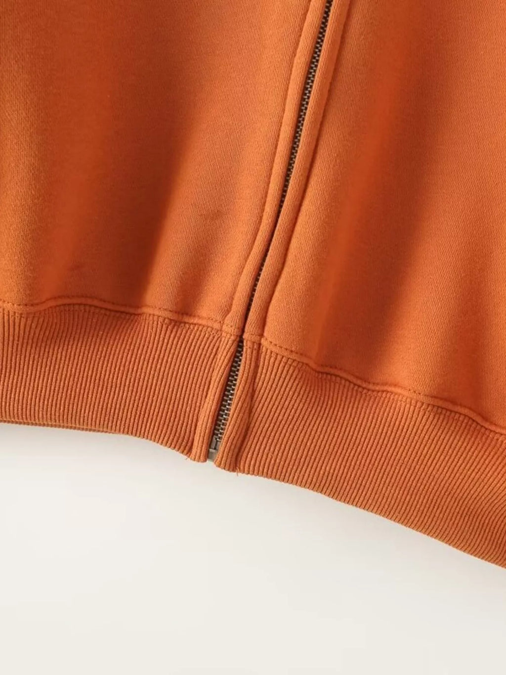 Zip Up Top and Drawstring Pants Two-Piece Set