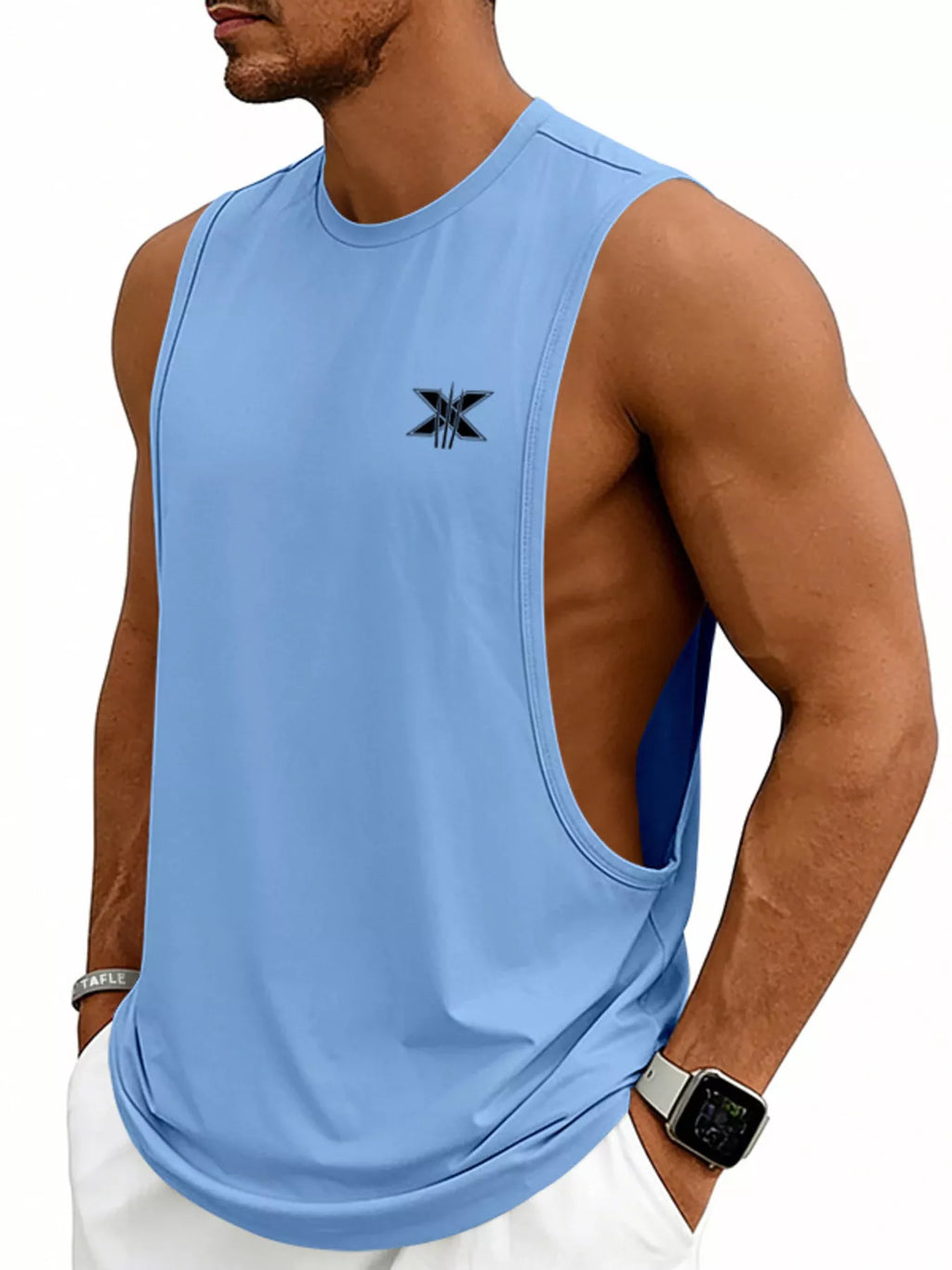 Men's Full Size Round Neck Tank Plus Size