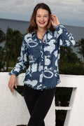 Cape Cod Shirt Denim with our Gorgeous Print